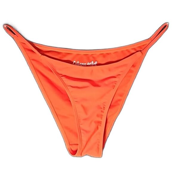 NWOT Cabana de Sol Orange XL Bikini Bottoms Swimsuit Bathing Suit - Picture 1 of 8